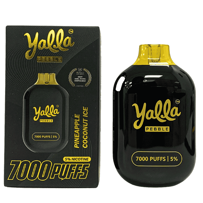 YALLA DISPOSABLE 7000 PUFFS - PINEAPPLE COCONUT ICE - Gulshans - Since 1985