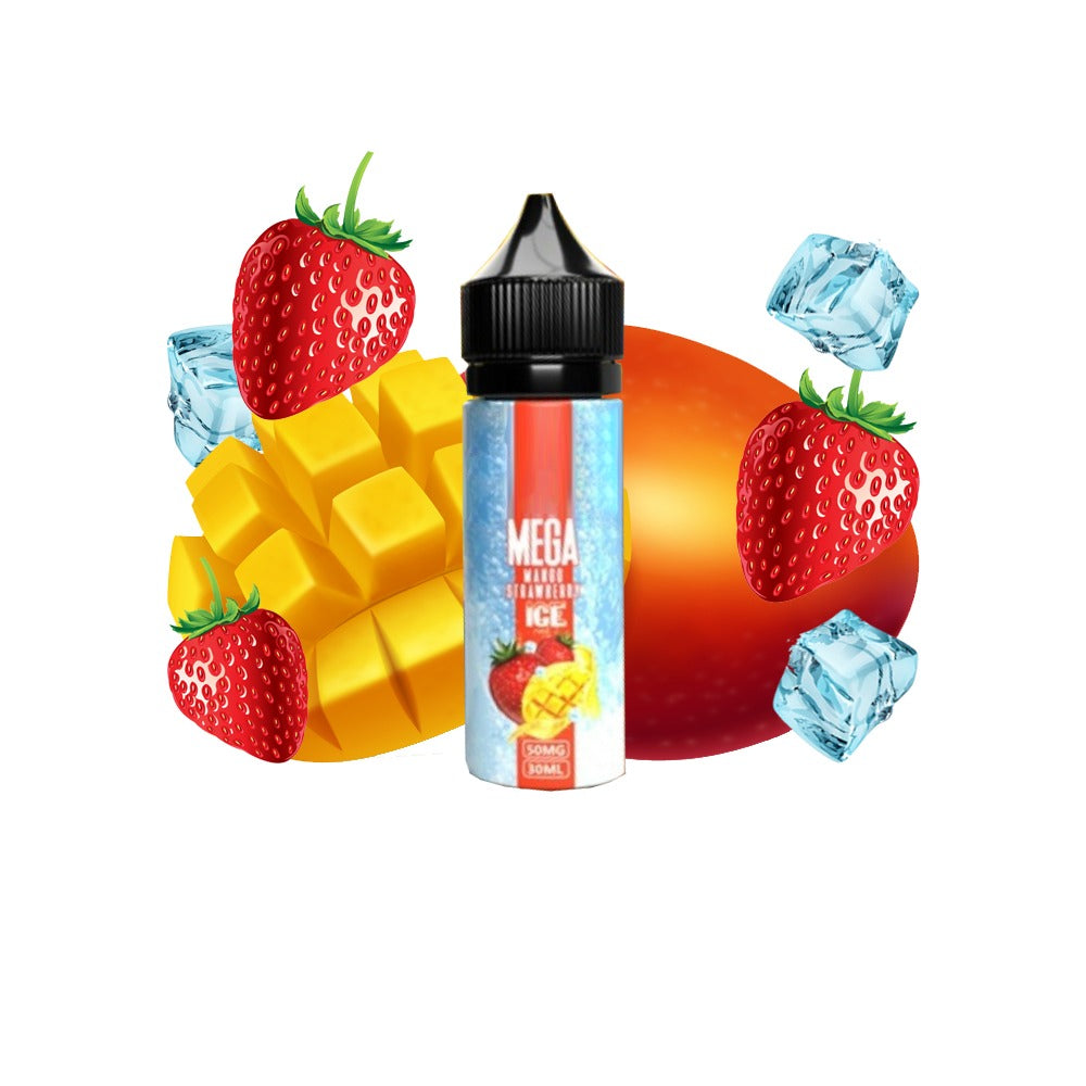 MEGA MANGO STRAWBERRY ICE 6MG 60ML - Gulshans - Since 1985
