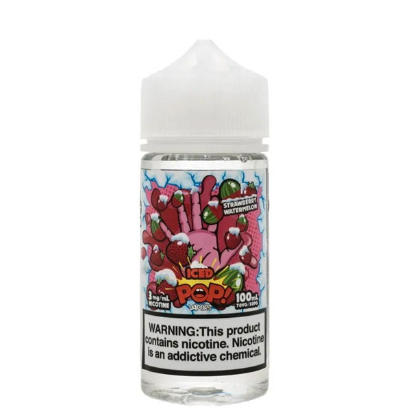 POPVAPRS - STRAWBERRY WATERMELON ICED 6MG 100ML - Gulshans - Since 1985