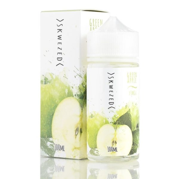 SKWEZED - GREEN APPLE E-LIQUID - 6MG - 100ML - Gulshans - Since 1985