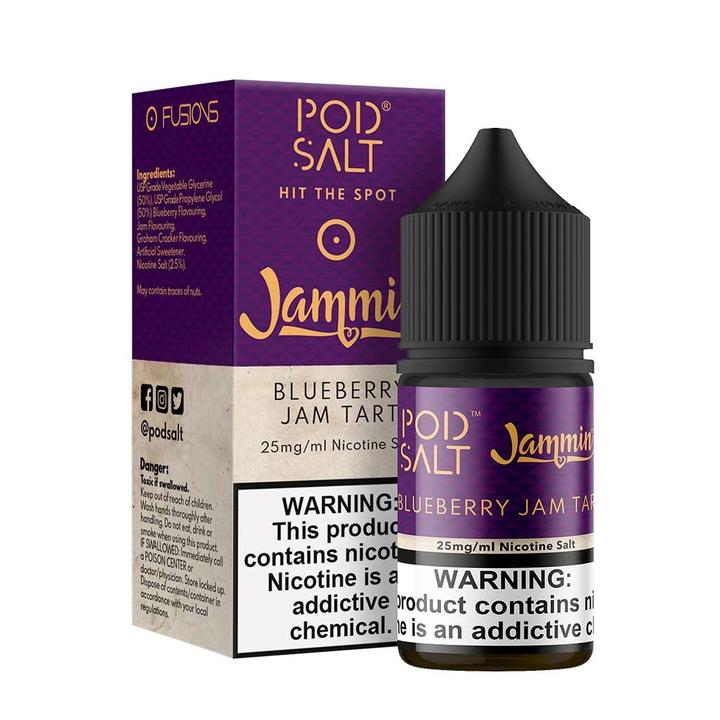 PODSALT - BLUEBERRY JAM TART 10ML 20MG - Gulshans - Since 1985