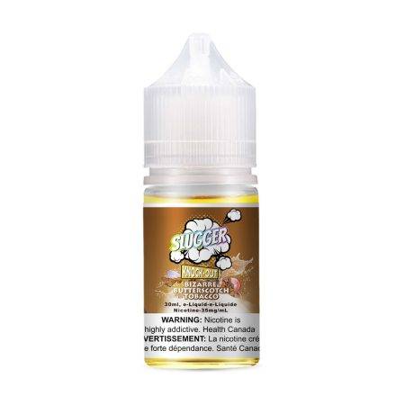 SLUGGER KNOCKOUT BIZARE BUTTERSCOTCH TOBACCO 20 MG 30ML - Gulshans - Since 1985