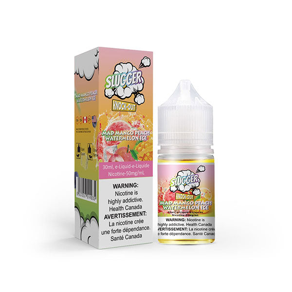 SLUGGER KNOCKOUT MAD MANGO PEACH WATERMELON 20 MG 30ML - Gulshans - Since 1985