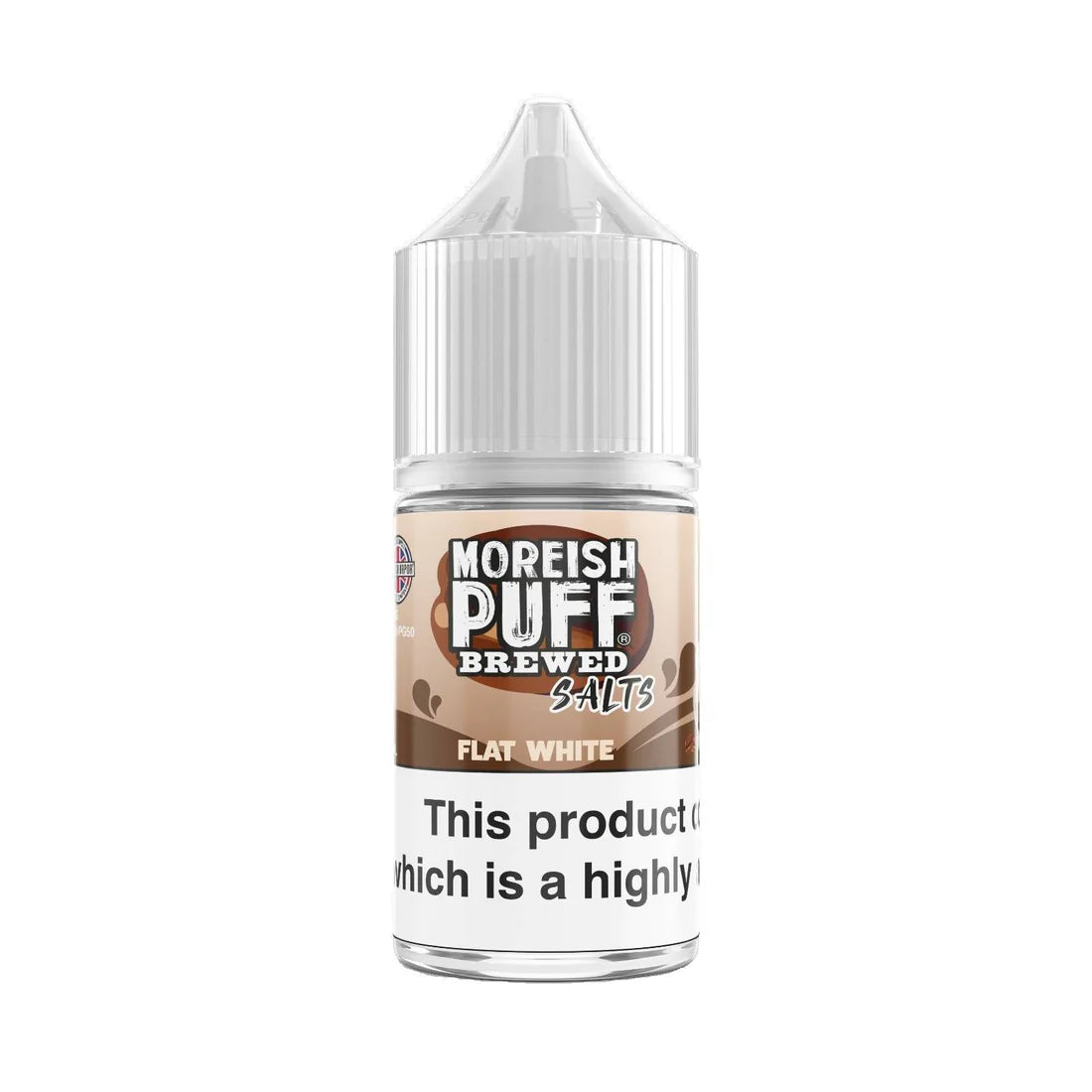 MP BREWED SALTS FLAT WHITE 50MG 30ML - Gulshans - Since 1985