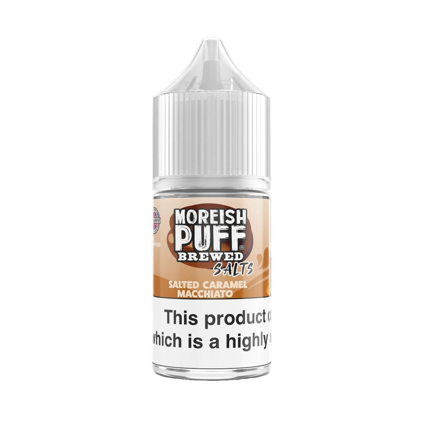 MP BREWED SALTS SALTED CARAMEL MACCHIATO 50MG 30ML - Gulshans - Since 1985