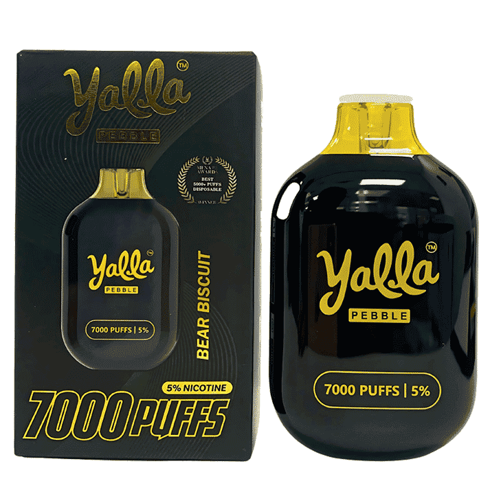 YALLA DISPOSABLE 7000 PUFFS -BEAR BISCUIT - Gulshans - Since 1985