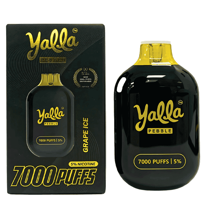 YALLA DISPOSABLE 7000 PUFFS -GRAPE ICE - Gulshans - Since 1985