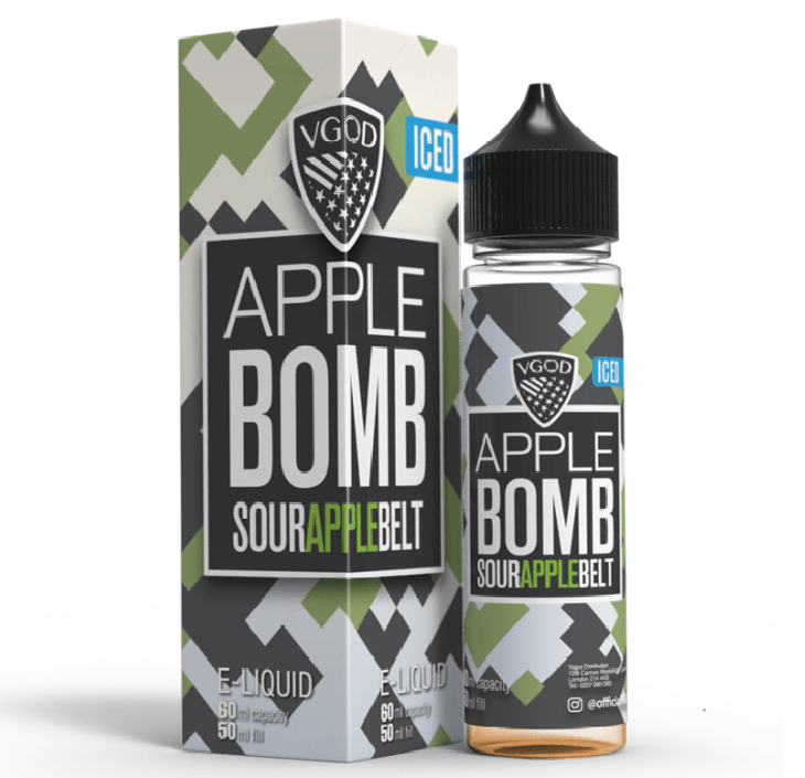 VGOD APPLE BOMB ICED 60ML (12mg,18mg) - Gulshans - Since 1985