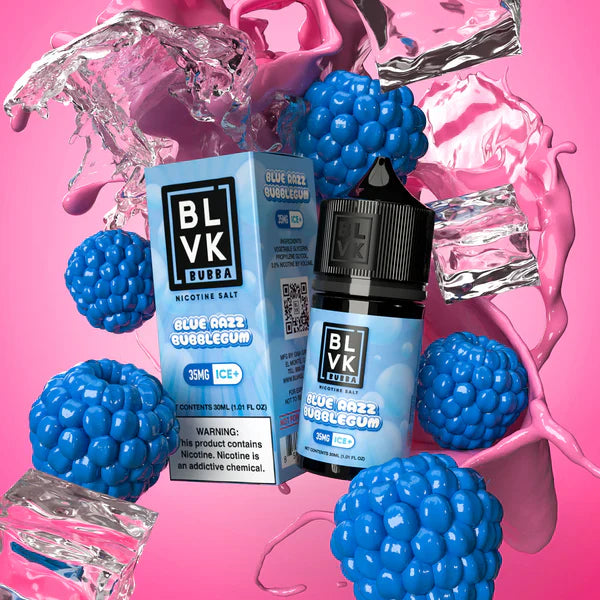 BLVK Bubba Salt - Blue Razz Bubblegum Ice 30ml - Gulshans - Since 1985