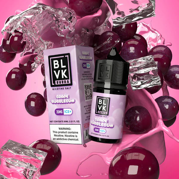 BLVK Bubba Salt - Grape Bubblegum Ice 30mL - Gulshans - Since 1985