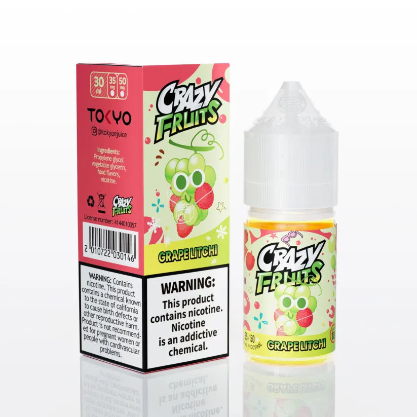 Tokyo Crazy Fruits Grape Lychee 30ML - Gulshans - Since 1985