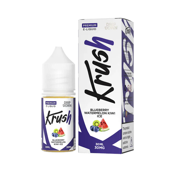 DRIP DOWN KRUSH SERIES BLUEBERRY WATERMELON KIWI ICE 30MG,50MG - 30ML - Gulshans - Since 1985