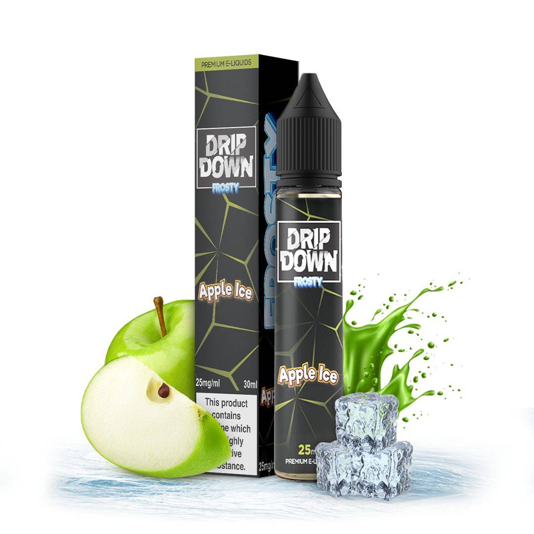 DRIP DOWN FROSTY - 30ML - APPLE ICE - Gulshans - Since 1985
