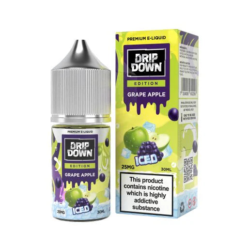 Drip Down Iced Series Grape Apple Ice 30ml (25/50 mg) - Gulshans - Since 1985
