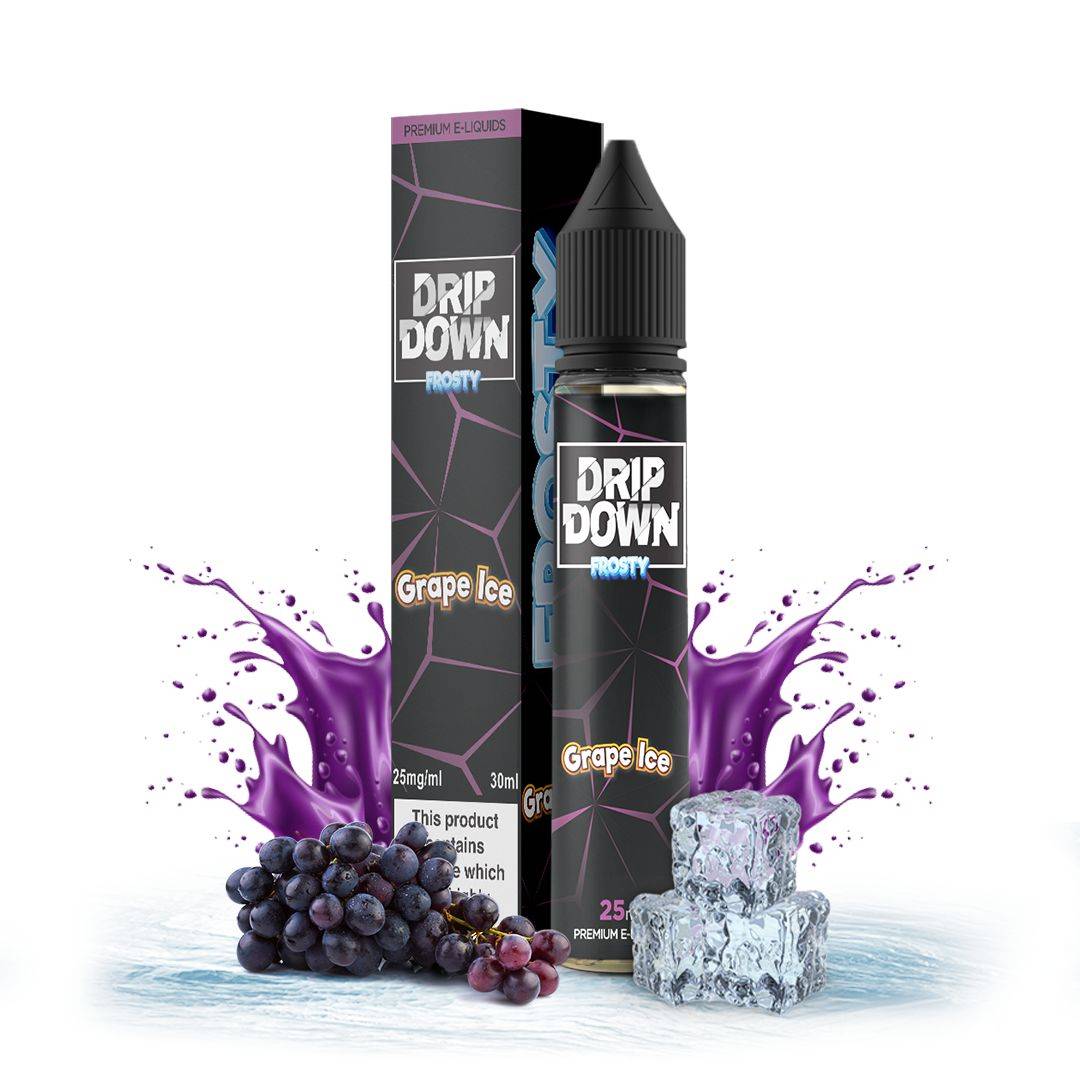 DRIP DOWN FROSTY - 50MG - GRAPE ICE - Gulshans - Since 1985