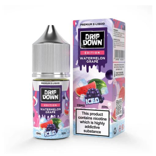 Drip Down Iced Series Watermelon Grape Ice 30ml (25/50 mg) - Gulshans - Since 1985