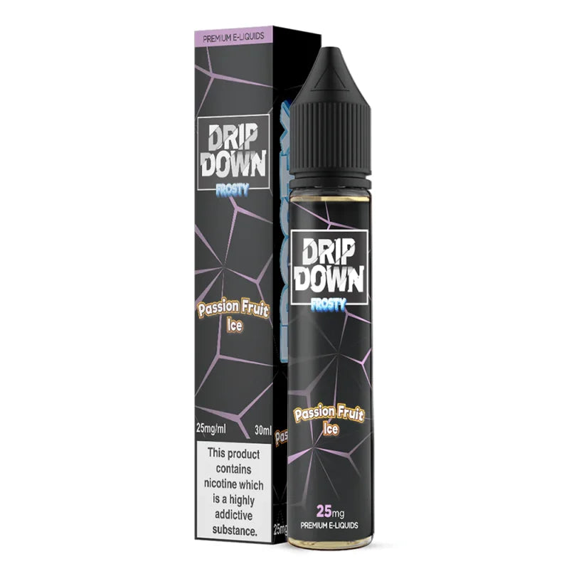DRIP DOWN FROSTY - 30ML - PASSION FRUIT ICE - Gulshans - Since 1985