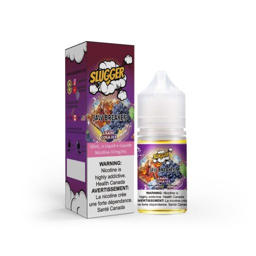 Slugger Jaw Breaker Series Grape Cola Ice – 30ml Nic Salt - Gulshans - Since 1985