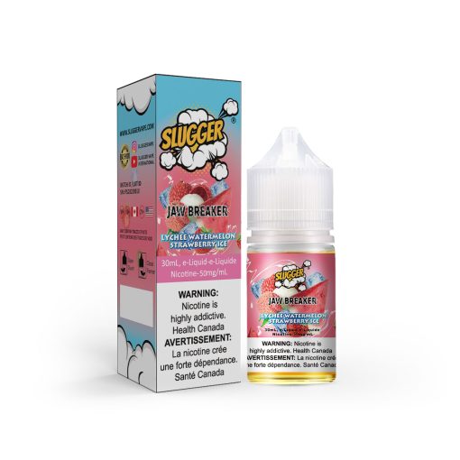 Slugger Jaw Breaker Series Lychee Watermelon Strawberry Ice – 30ml Nic Salt - Gulshans - Since 1985