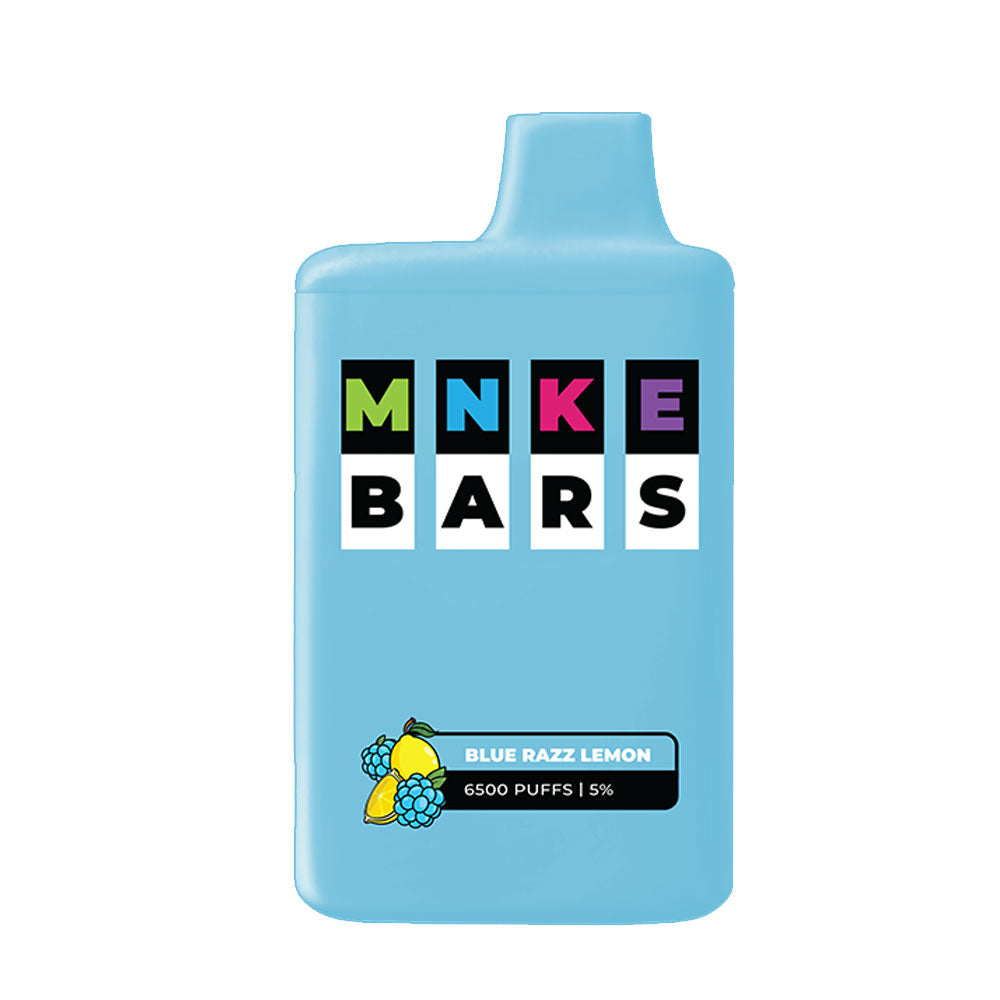 MNKE Bars Disposable Vape – Blue Razz Lemon - Gulshans - Since 1985