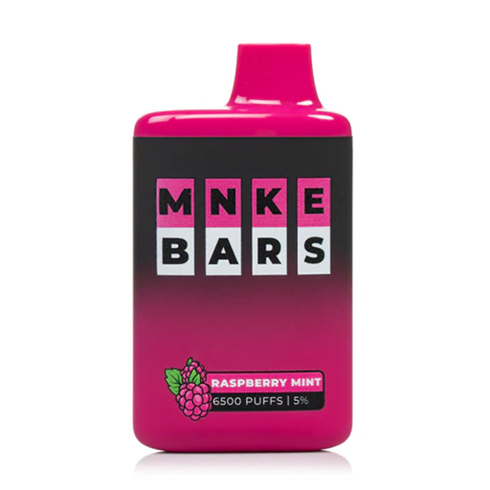 MNKE Bars Disposable Vape – Raspberry Mint - Gulshans - Since 1985