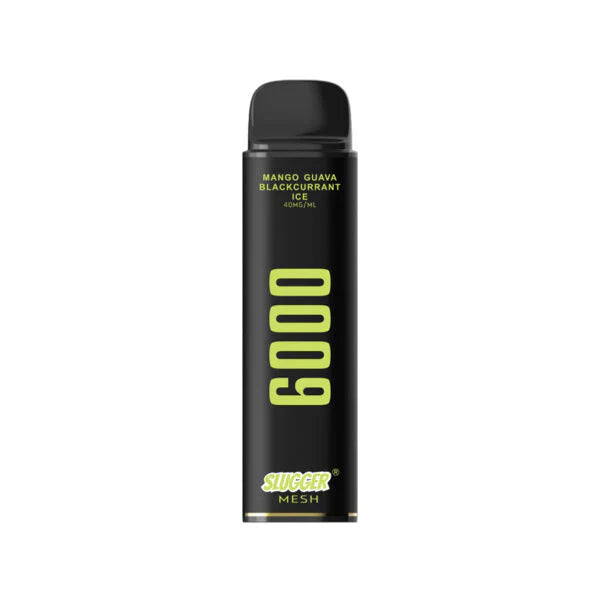 SLUGGER DISPOSABLE MANGO GUAVA BLACKCURRANT ICE 6000 PUFFS 40MG - Gulshans - Since 1985