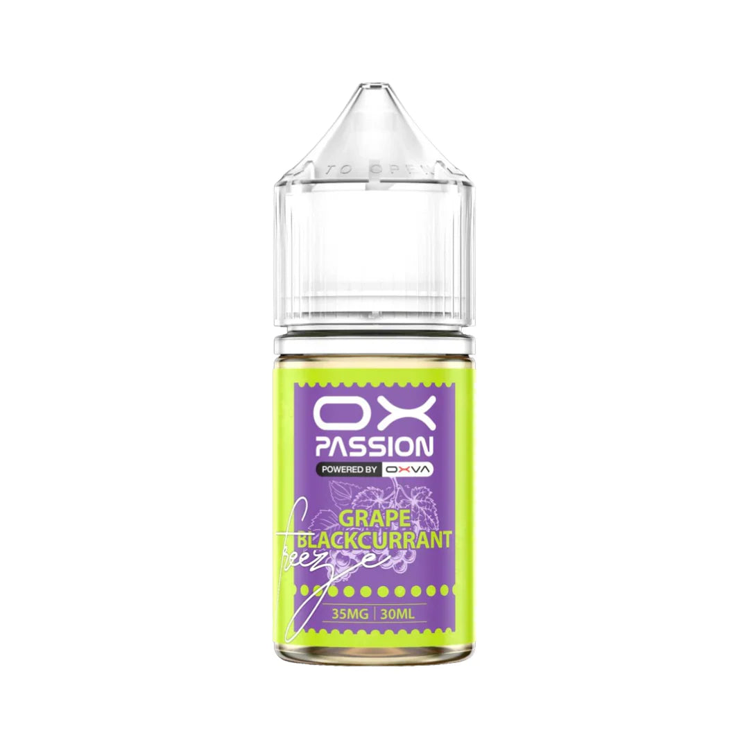 OX PASSION NIC SALT – GRAPE BLACKCURRANT FREEZE – 30ML