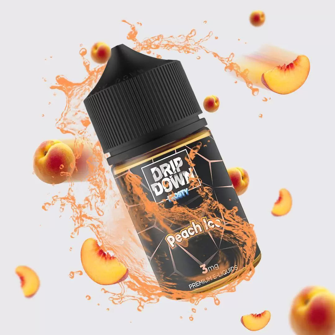 DRIP DOWN FROSTY PEACH ICE 60ML 12MG - Gulshans - Since 1985