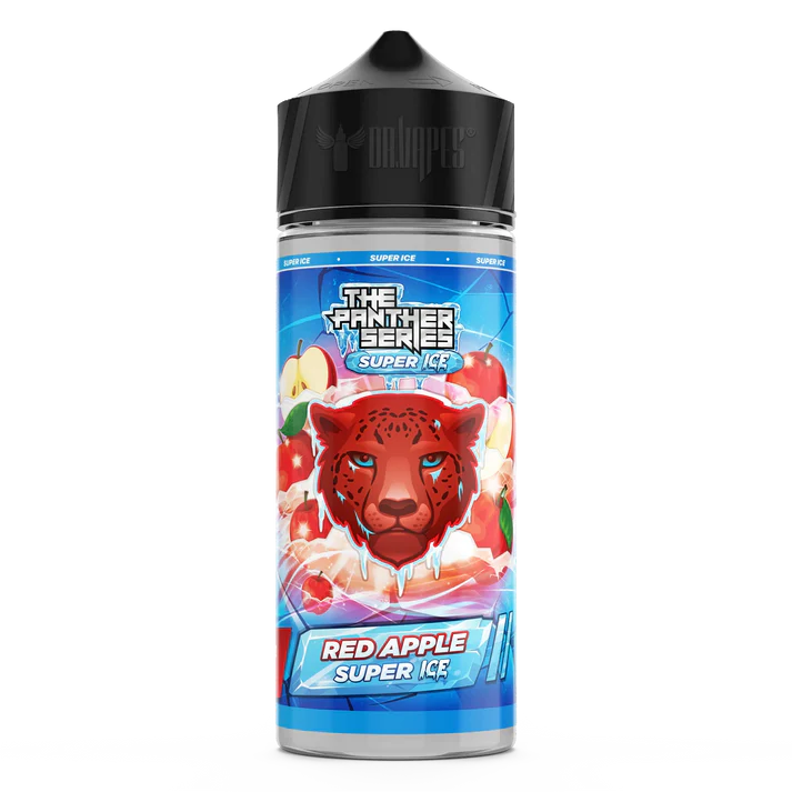 DR VAPES PANTHER SUPER ICE RED APPLE ICE 120ML 3MG