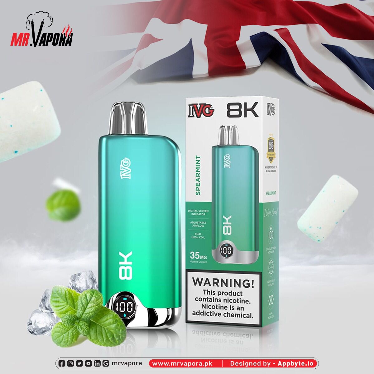 Ivg 8k Puffs 3.5% Mg Disposable At Best Price In Pakistan - Gulshans - Since 1985