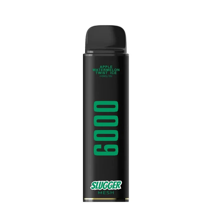 SLUGGER DISPOSABLE APPLE WATERMELON TWIST ICE 6000 PUFFS 40MG - Gulshans - Since 1985