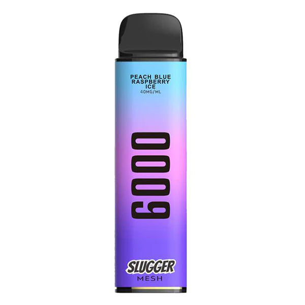 SLUGGER DISPOSABLE PEACH BLUE RASPBERRY ICE 6000 PUFFS 40MG - Gulshans - Since 1985