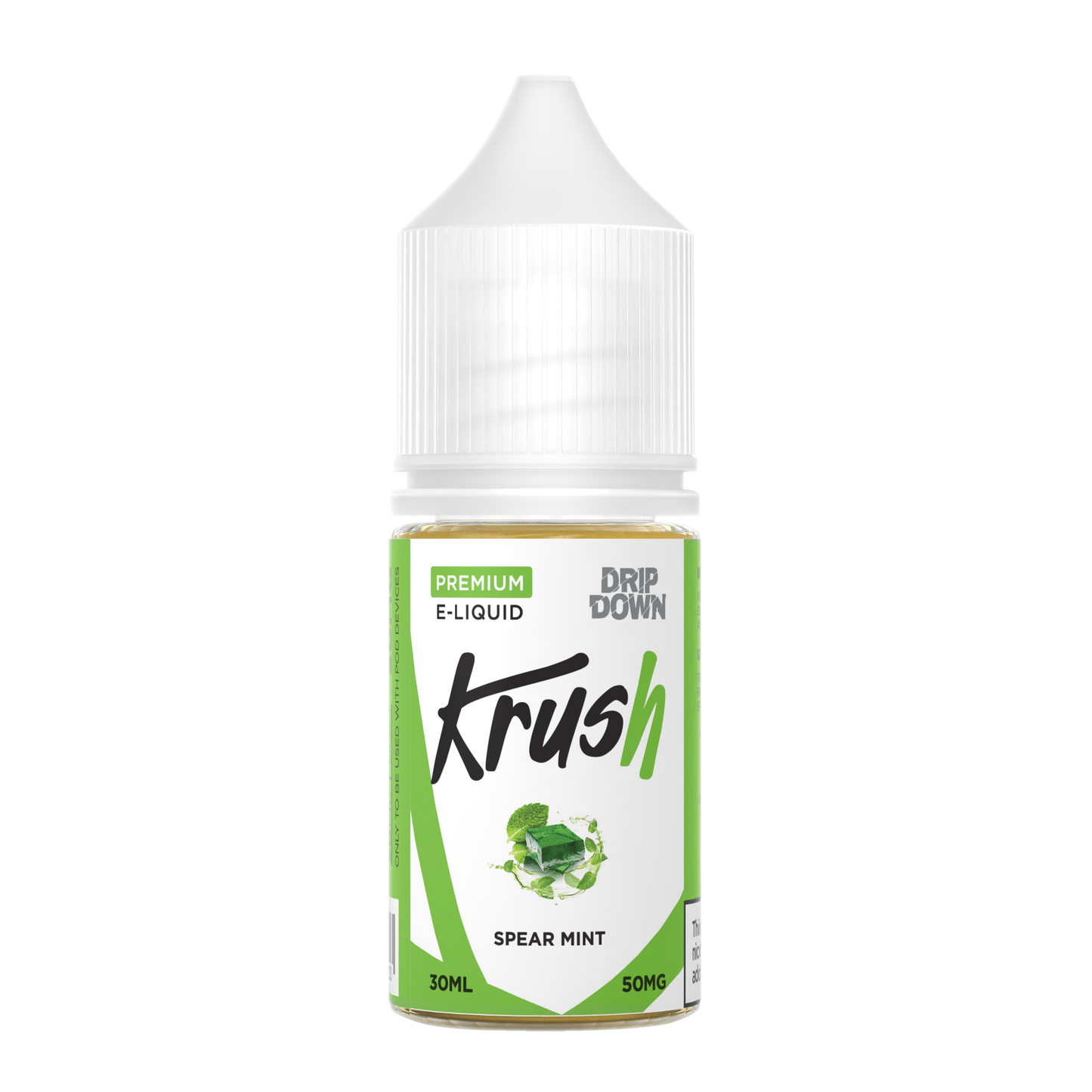 DRIP DOWN KRUSH SERIES SPEARMINT 30MG,50MG - 30ML - Gulshans - Since 1985