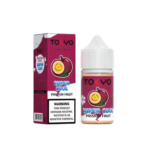 Tokyo Saltnic Super Cool Passion Fruit 30ml/50mg - Gulshans - Since 1985