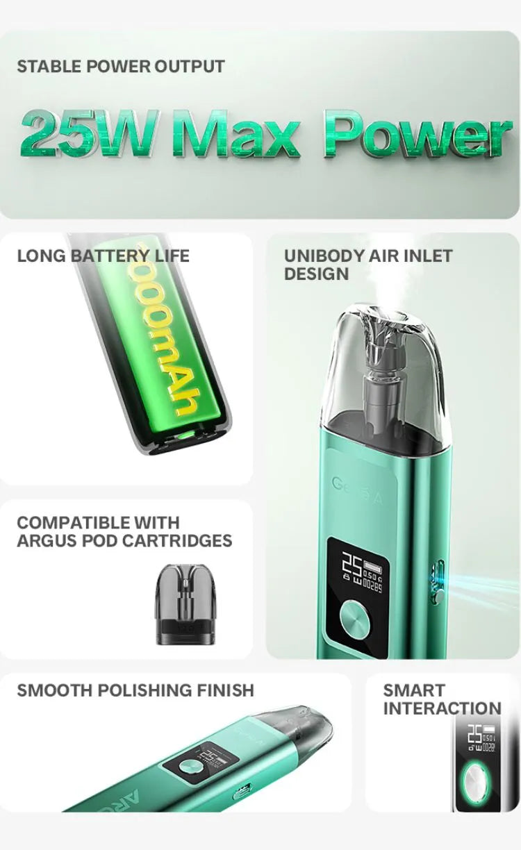 Voopoo Argus G Pod Kit 25W - Gulshans - Since 1985