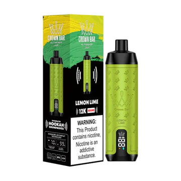 Al Fakher Crown Bar 12k Puffs Disposable Vape with Integrated Hookah Soundwaves - Gulshans - Since 1985