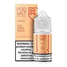 PODSALT 50MG 30ML - FUJI APPLE PEACH - Gulshans - Since 1985