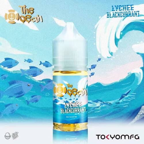 TOKYO OCEAN - LYCHEE BLACKCURRANT - 35MG 30ML - Gulshans - Since 1985