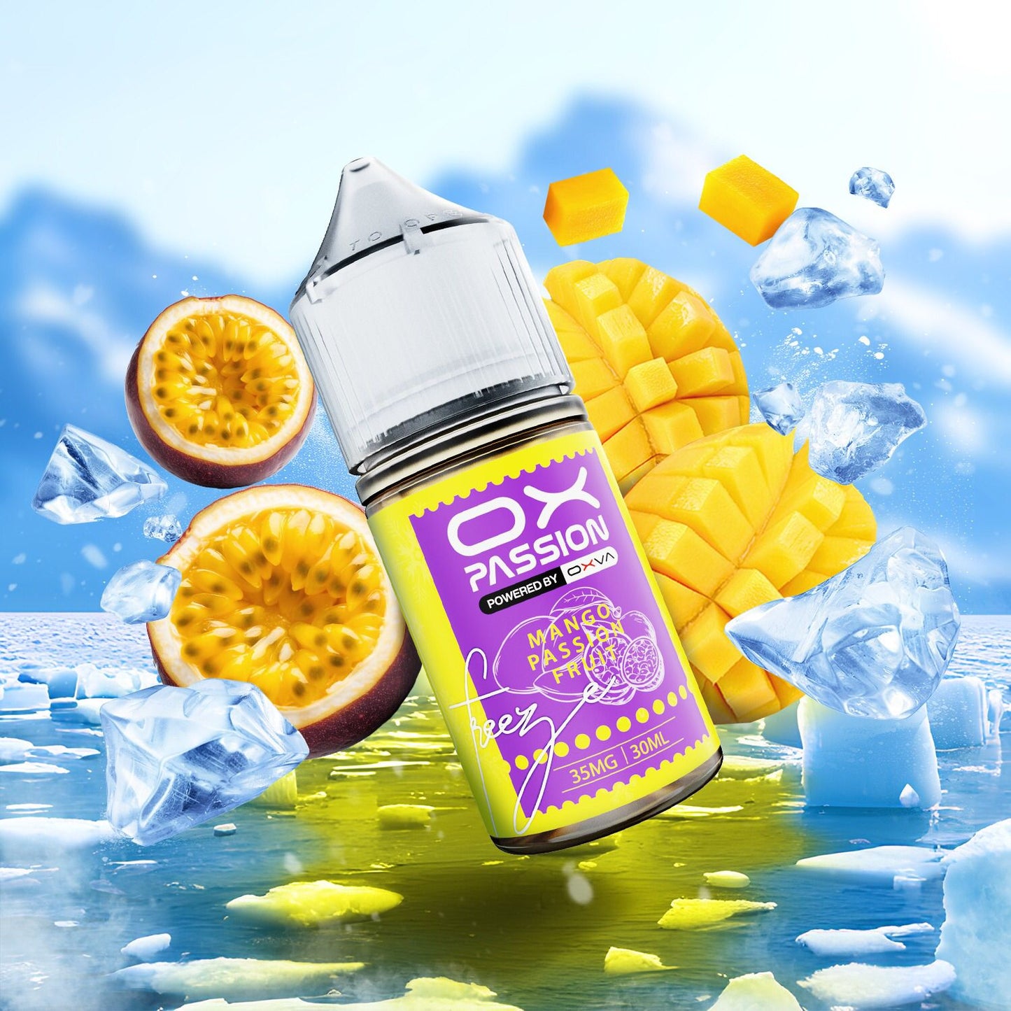 OXVA PASSION FREEZE MANGO PASSION FRUIT 55MG 30ML