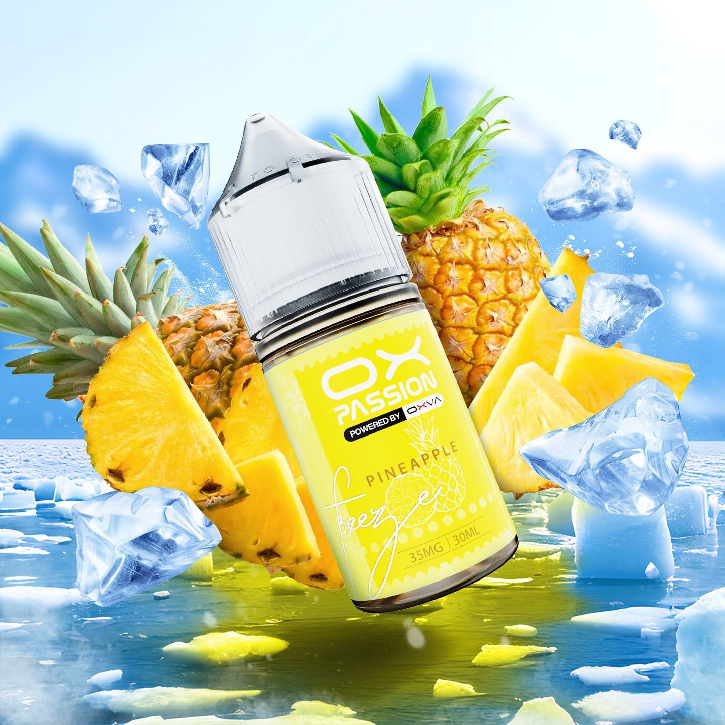 OXVA PASSION FREEZE PINEAPPLE 35MG,55MG 30ML