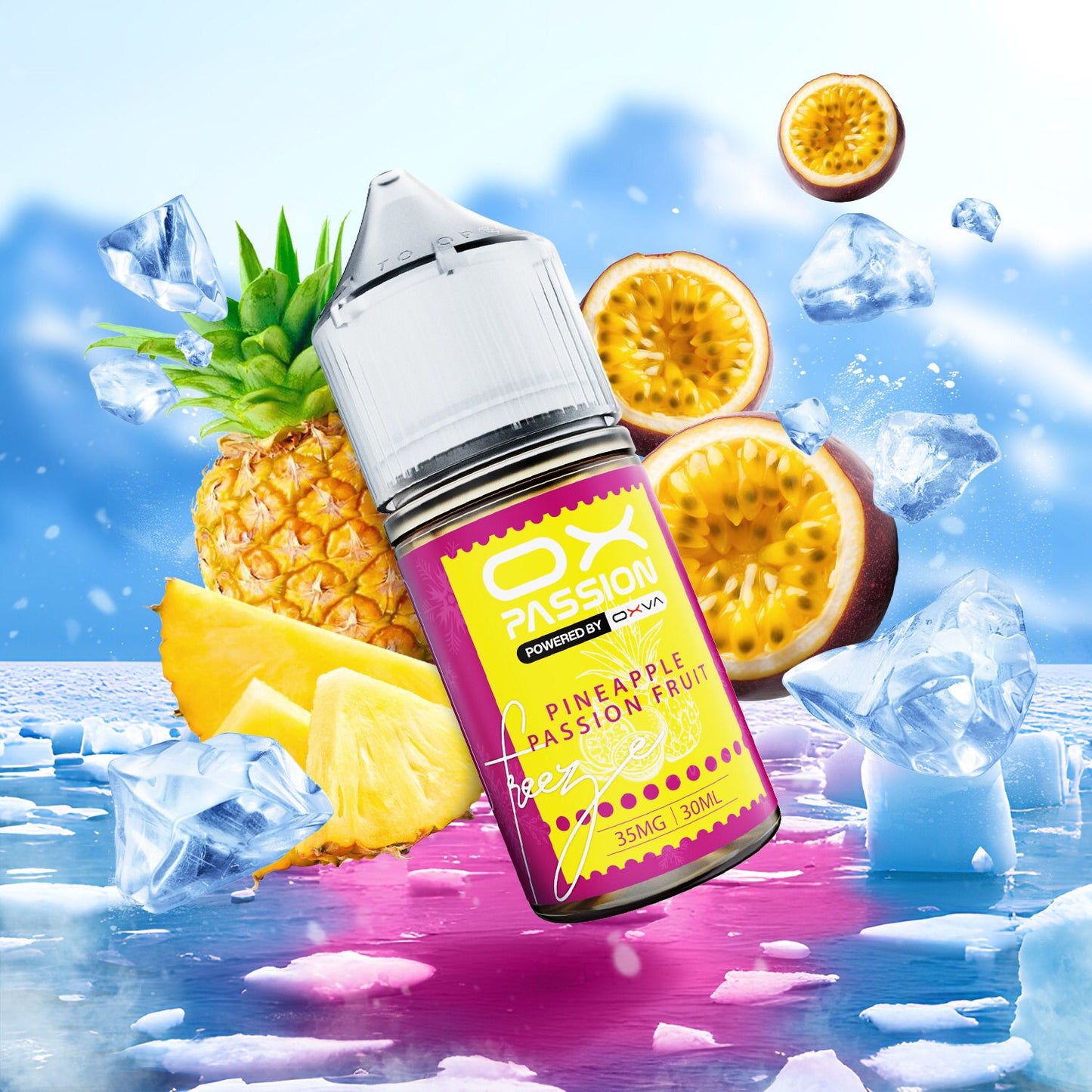 OXVA PASSION FREEZE PINEAPPLE PASSION FRUIT35MG-30ML