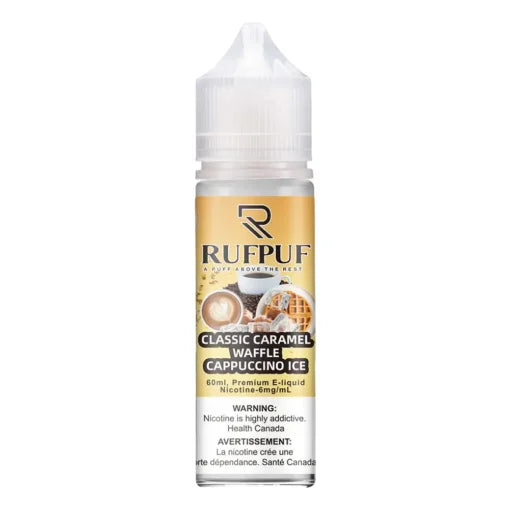 RufPuf Classic Caramel Waffle Cappuccino Ice – 60ml - Gulshans - Since 1985