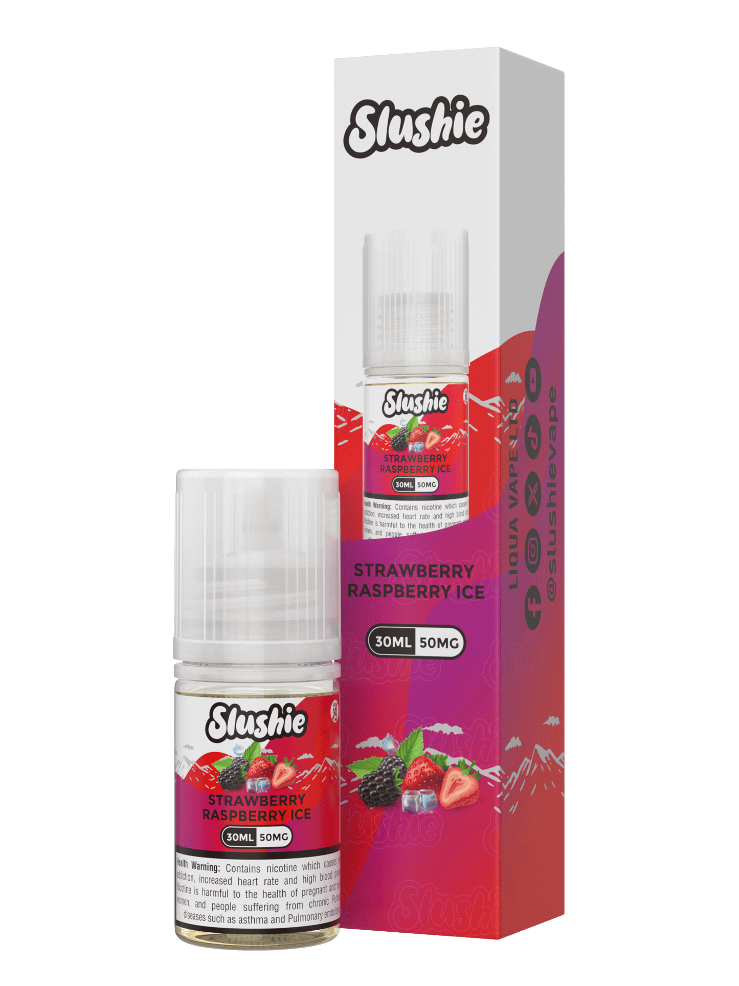 SLUSHIE -Strawberry Raspberry Ice 30ML