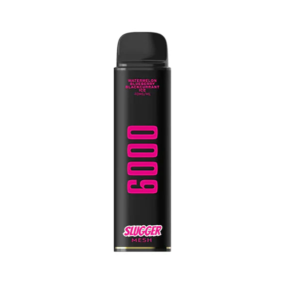 SLUGGER DISPOSABLE WATERMELON BLUEBERRY BLACKCURRANT ICE 6000 PUFFS 40MG - Gulshans - Since 1985