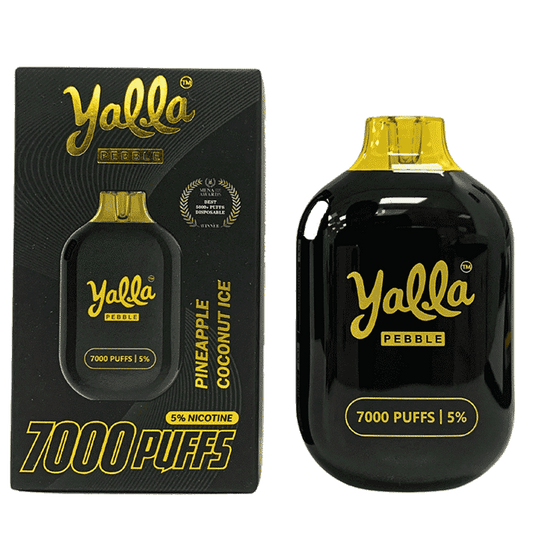 YALLA DISPOSABLE 7000 PUFFS - PINEAPPLE COCONUT ICE - Gulshans - Since 1985