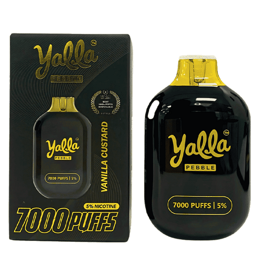 YALLA DISPOSABLE 7000 PUFFS - VANILLA CUSTARD - Gulshans - Since 1985