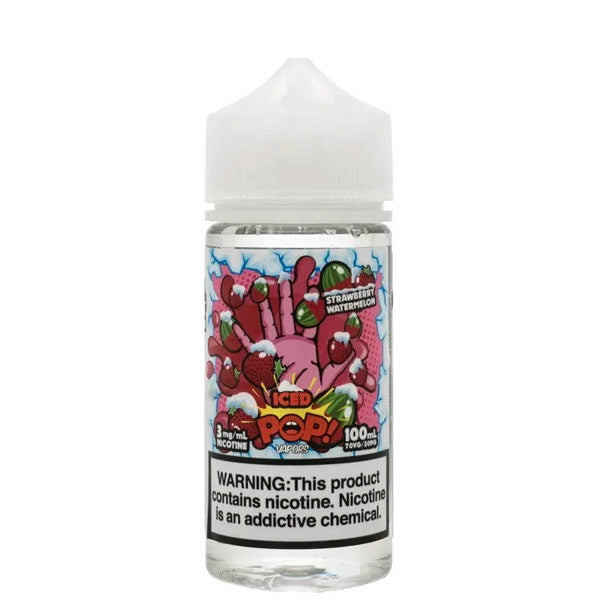 POPVAPRS - STRAWBERRY WATERMELON ICED 6MG 100ML