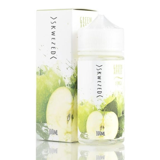 SKWEZED - GREEN APPLE E-LIQUID - 6MG - 100ML - Gulshans - Since 1985