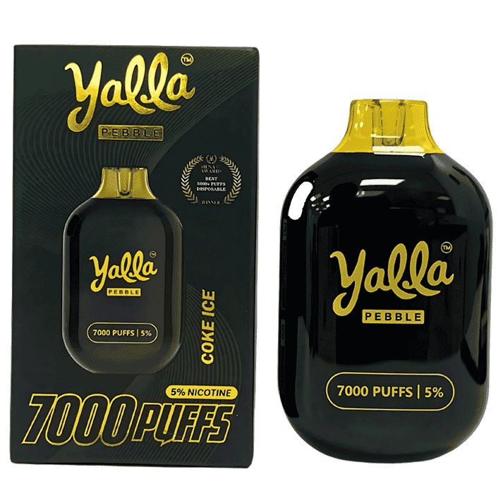 YALLA DISPOSABLE 7000 PUFFS -COKE ICE - Gulshans - Since 1985