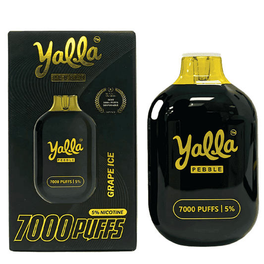 YALLA DISPOSABLE 7000 PUFFS -GRAPE ICE - Gulshans - Since 1985